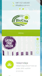 Mobile Screenshot of bio-una.com